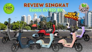 REVIEW SEPEDA LISTRIK TERBARU - EXOTIC EV 922 BX | DESAIN MEWAH DAN ELEGANT