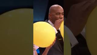 Steve Harvey and Miss USA inhaling Hexafluoride gas from a balloon #funny