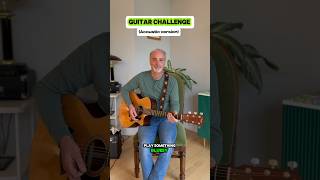 Try this guitar challenge yourself and see how quickly you can create different music! #guitar