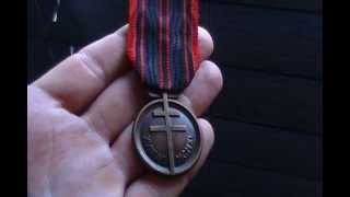 WW2 Free French military medal Resistance POW