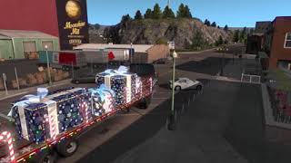 ATS Christmas Gifts The Dalles - Kennewick 5120x1440 Freightliner Cascadia American Truck Simulator