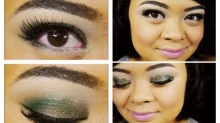 2013 Pantone Color Of The Year Emerald Makeup Tutorial // L'Oreal Eye Shadows // villabeauTIFFul