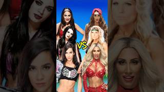 Paige, AJ Lee, Brie Bella VS Nikki Bella, Carmella, Beth Phoenix 👿 #comparison