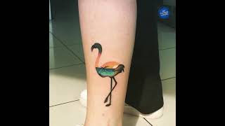 Fancy Flamingo Tattoo Ideas For Women - Tattoos Designs for Girls