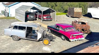 The '55 Chevy Delray Gasser Goes to the Nitro Garage!