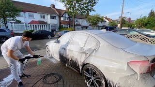 Washing & Protecting a Super Dirty BMW | Snow Foam on F30 BMW 3 Series M Sport