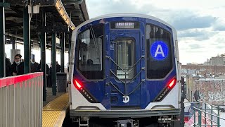 R211A (A) train ride from Euclid Avenue-Lefferts Boulevard