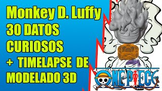 Monkey D. Luffy Datos Curiosos + timelapse 3D x STL