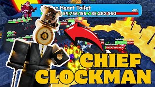 🔥🔥CHIEF CLOCKMAN VS ENDLESS MODE IN TOILET TOWER DEFENSE