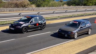 civic eg K20 atmo vs seat ibiza cupra RUN 400 saint-Leu 10/07/2022