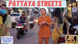 Pattaya 4K Walk, Pattaya Beach Road, Second Road, Soi Made in Thailand