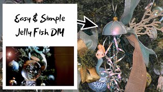 Easy Christmas Jellyfish Ornament DIY