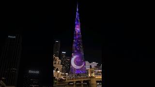 Burj Khalifa Eid al-Adha 2024 LED Show #burjkhalifa #dubaimall