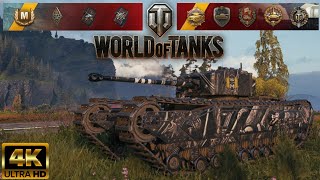 Churchill I - Fjords map - 10 Kills - 3,4K Damage World of Tanks