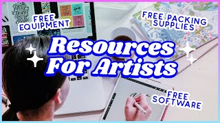 SAVE MONEY on your Art Businesses with these FREE Resources