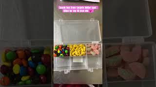 Target $1 spot snack box for my 10 year old #preppy #viral #shortsviral #snacks