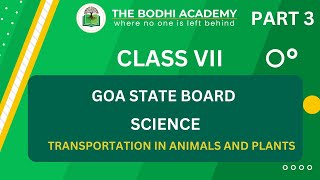 GOA BOARD || CLASS 7 || TRANSPORTATION IN ANIMALS AND PLANTS || PART  3