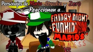 Los personajes de Mario, Strodin y Zero reaccionan a Mario Madness V2