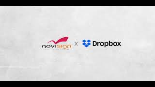 Dropbox Digital Signage with NoviSign