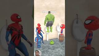 Spider-Man child hulk cartoon video #spiderman #superherokids #animatedshort #hulk #superherokartun