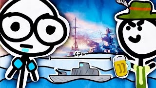 MEDVE A VÍZBEN Történelemórát Tart 🤔⚓️ World of Warships