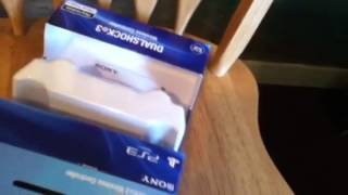 Unboxing dualshock 3 blue controller for ps3