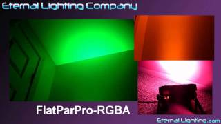 FlatParPro-RGBA Product Review Eternal Lighting Co. RGBA LED