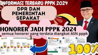 🔴SELAMAT❗SEMUA HONORER MASA KERJA MINIMAL 5 TAHUN DIANGKAT PPPK❗KATEGORI "P" BERSIAP ❓KOMISI X DPR❗