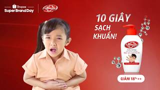 [Shopee Super Brand Day] Nước rửa tay Lifebuoy - Bảo vệ khỏi vi khuẩn gây bệnh Tiêu Chảy!