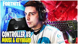 Shroud Explains Why Controller vs Mouse & Keyboard Isn't FAIR | Clix Fan Gets A Tattoo of Him