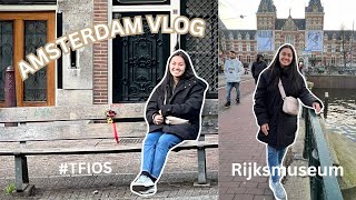 AMSTERDAM VLOG 🧇 TFIOS bench, Stroopwafel, Anne Frank House etc.