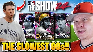 I USE THE SLOWEST 99 OVERALL CARDS! - MLB The Show 24 - Diamond Dynasty