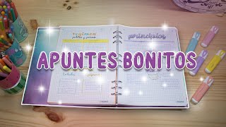 APUNTES BONITOS sin lettering que todos podrán hacer