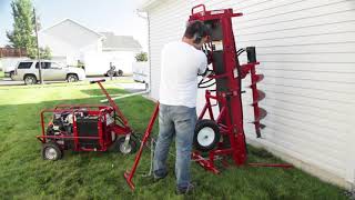 Foundation repair with Little Beaver drills