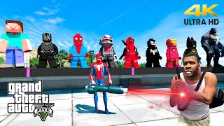 GTA 5 Epic Ragdolls RED SPIDERMAN VS MINION VS SUPER HERO(Euphoria Physics & Funny Fails)E.323