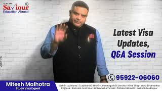 Latest Visa Updates 2022 | Q&A Session by Mitesh Malhotra