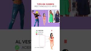 Tipos de cuerpo: CUERPO RECTANGULAR O APIO ¿Cuál eres? ✅Acierto y ❌ Errores al vestir