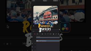 Rounded corners in DaVinci Resolve