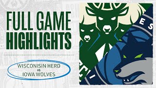 Wisconsin Herd vs Iowa Wolves | Full Game Highlights | November 16, 2023