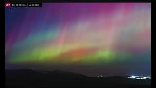 Auroras over Iceland 101024_01 (2x speed playback)