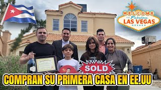 Familia de Cuba compran su primera casa en EE.UU después de un año preparándose para comprar.