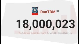 DanTDM Hitting 18 million sub/sub count