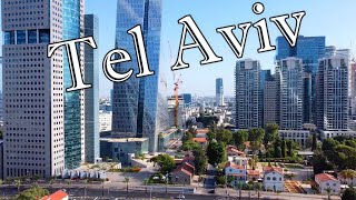 TEL AVIV DRONE. Tel Aviv City By Drone - Israel . Элитный район Тель-Авива / Тель-Авив 2022 Израиль.