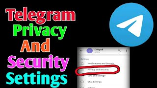 telegram privacy and security setting || tech competition