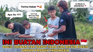 Bahagia..!! Berbagi Umpan Lure Buatan Indonesia Ke Bocil Taiwan Yang Suka Mancing Casting