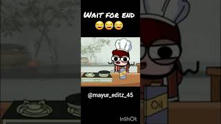 Cooking went wrong! #funny #cartoon #youtubeshorts