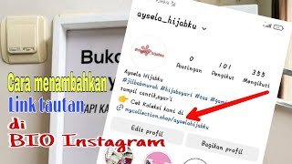 Cara menambahkan link tautan BIO Instagram.