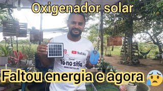 oxigenador energia solar/ usb