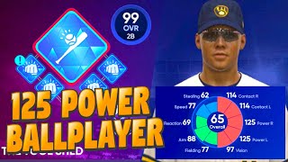 HOW TO GET THE BEST BALLPLAYER BUILD with INSANE 125 POWER! MLB The Show 22