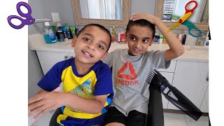 It's a Haircut for Taran & Taymur - Snip Snip!!